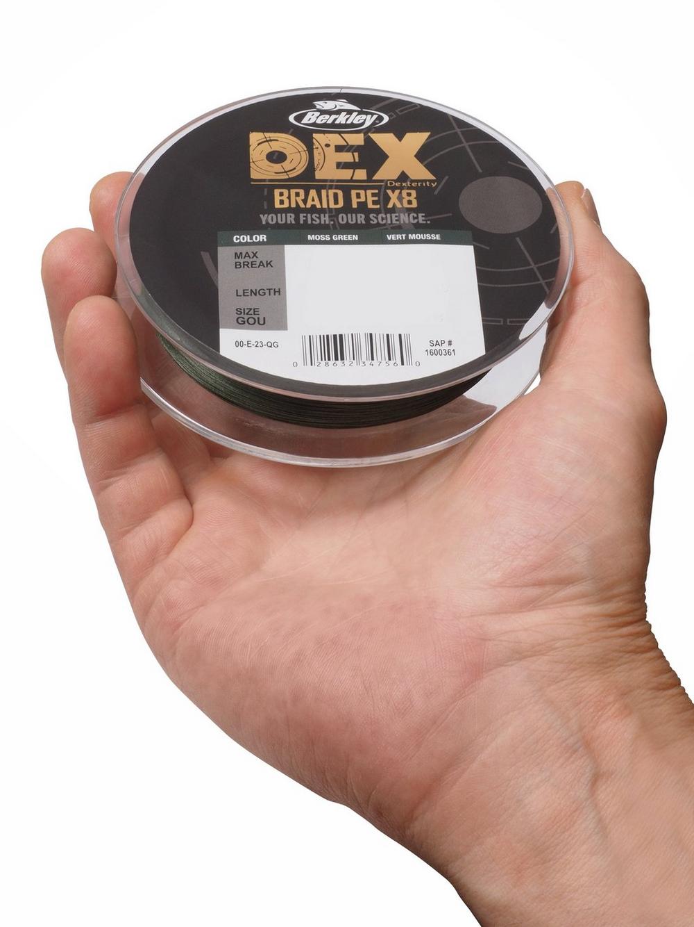 Berkley Dex X8 PE Lenza Intrecciata Moss Green (300m)