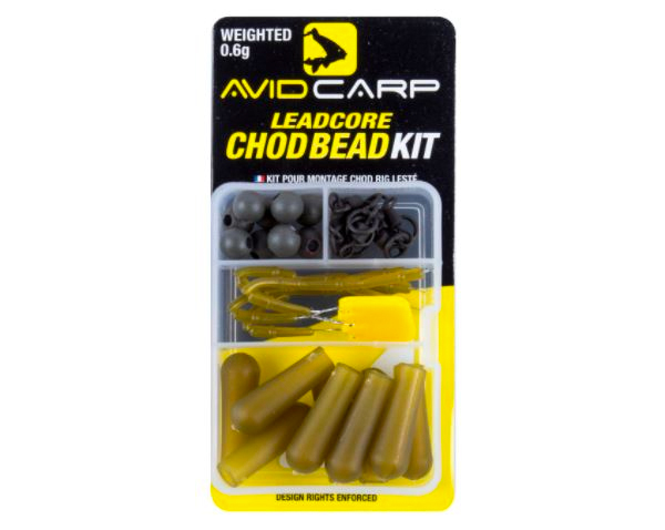 Adventure Carp Box Deluxe, confezione con accessori per terminali da marche rinomate! - Avid Carp Chodbead Kit