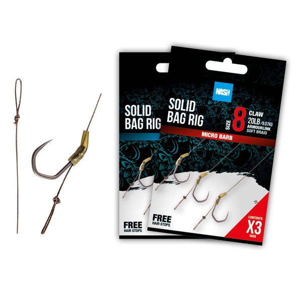 Nash Solid Bag Rig (3 pezzi) (20lb)