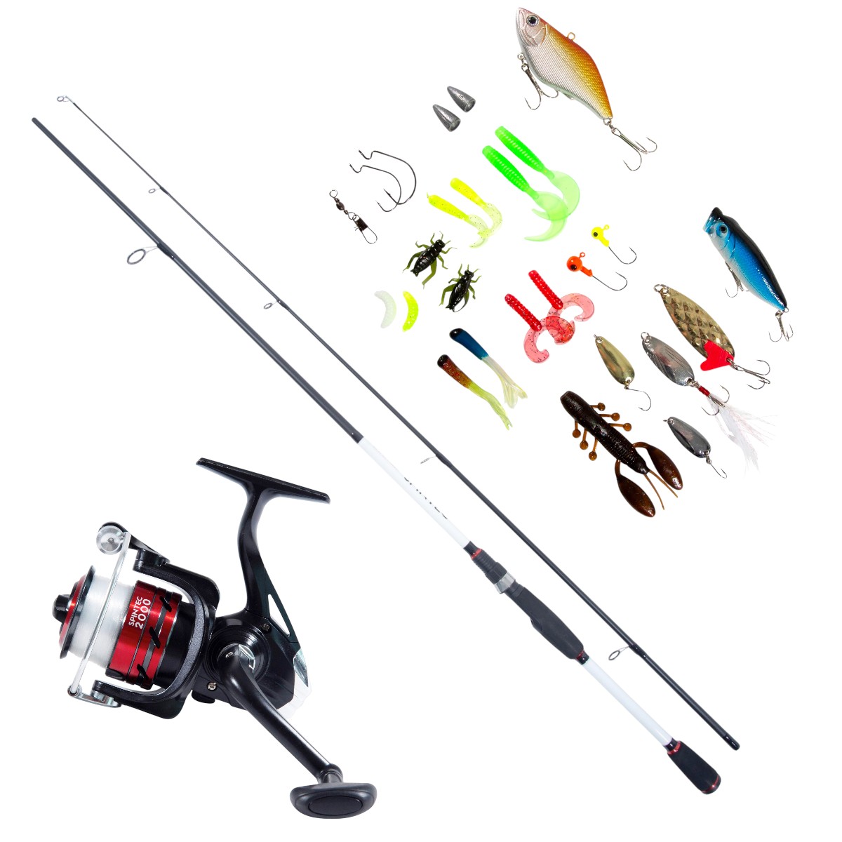 Set per Canna Catchmax Spintec Lure Combo 