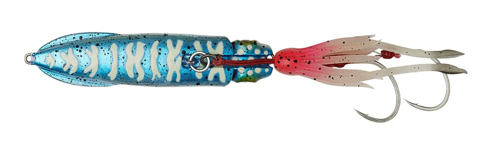 Savage Gear Swim Squid Inchiku Esca per la Pesca in mare 9cm (120g) - Blue Pink Glow