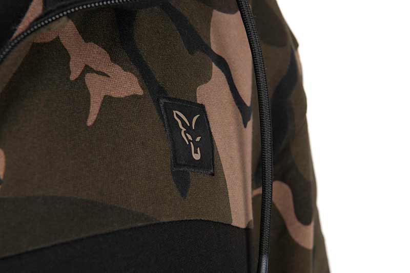 Felpa Fox LW Black/Camo Split Zip