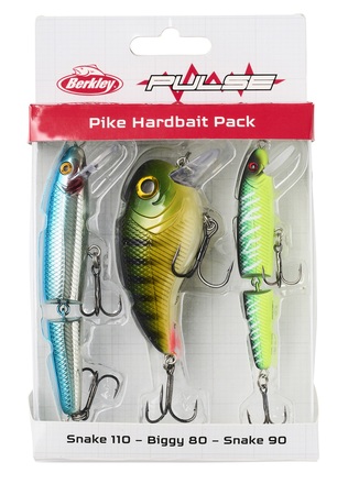 Berkley Pulse Hardbait Pack Pike Set di Esche (3pcs)