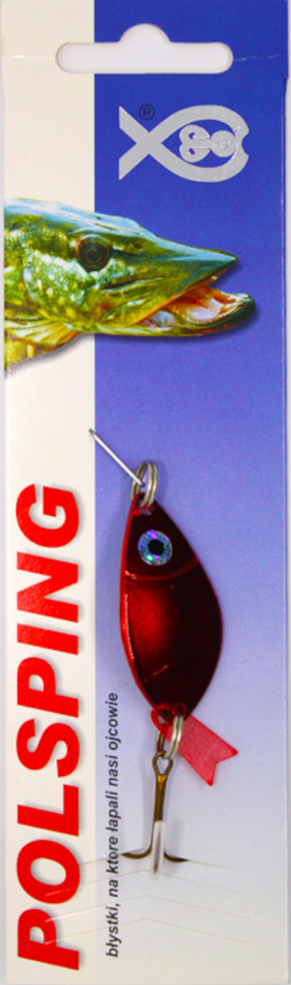 Cucchiaino Polsping Alga - Nickel Red 7cm 9g