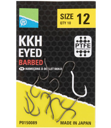 Preston KKH Barbed Hooks, 10 pezzi!