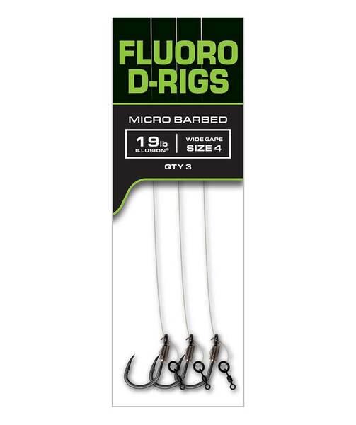 Fox Carp Ready Rigs Fluoro D-Rig (3 pezzi)