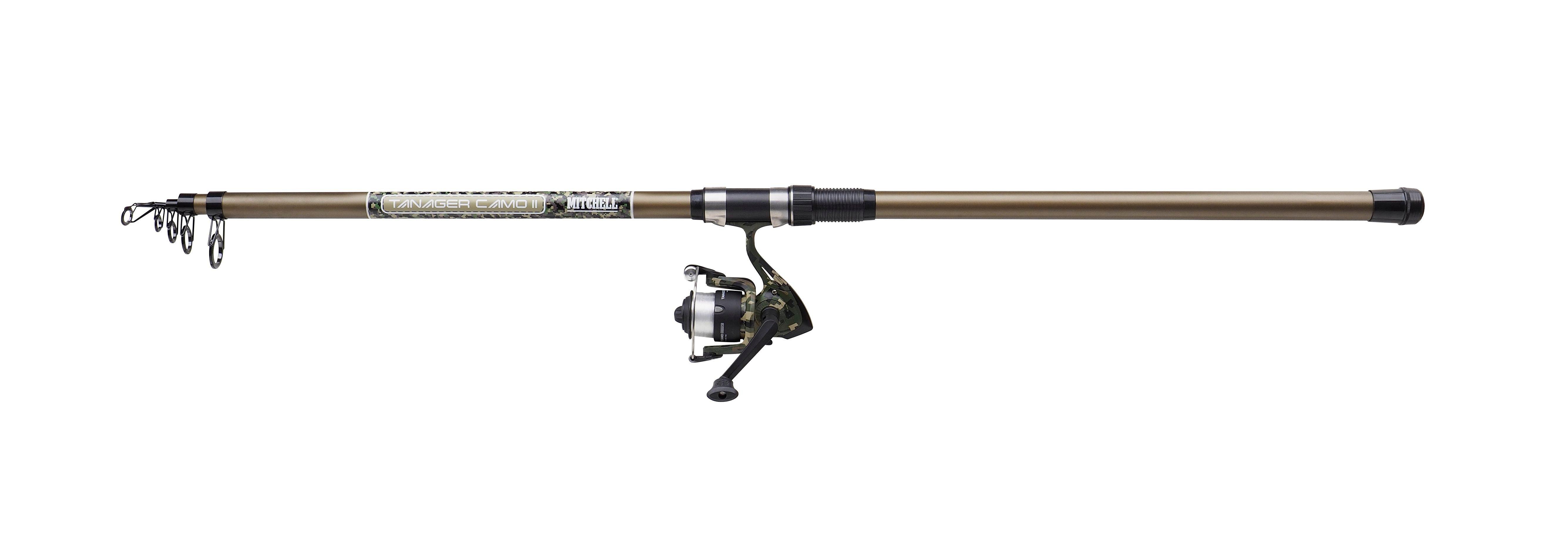 Mitchell Tanager Camo II Spin Combo Telescopico