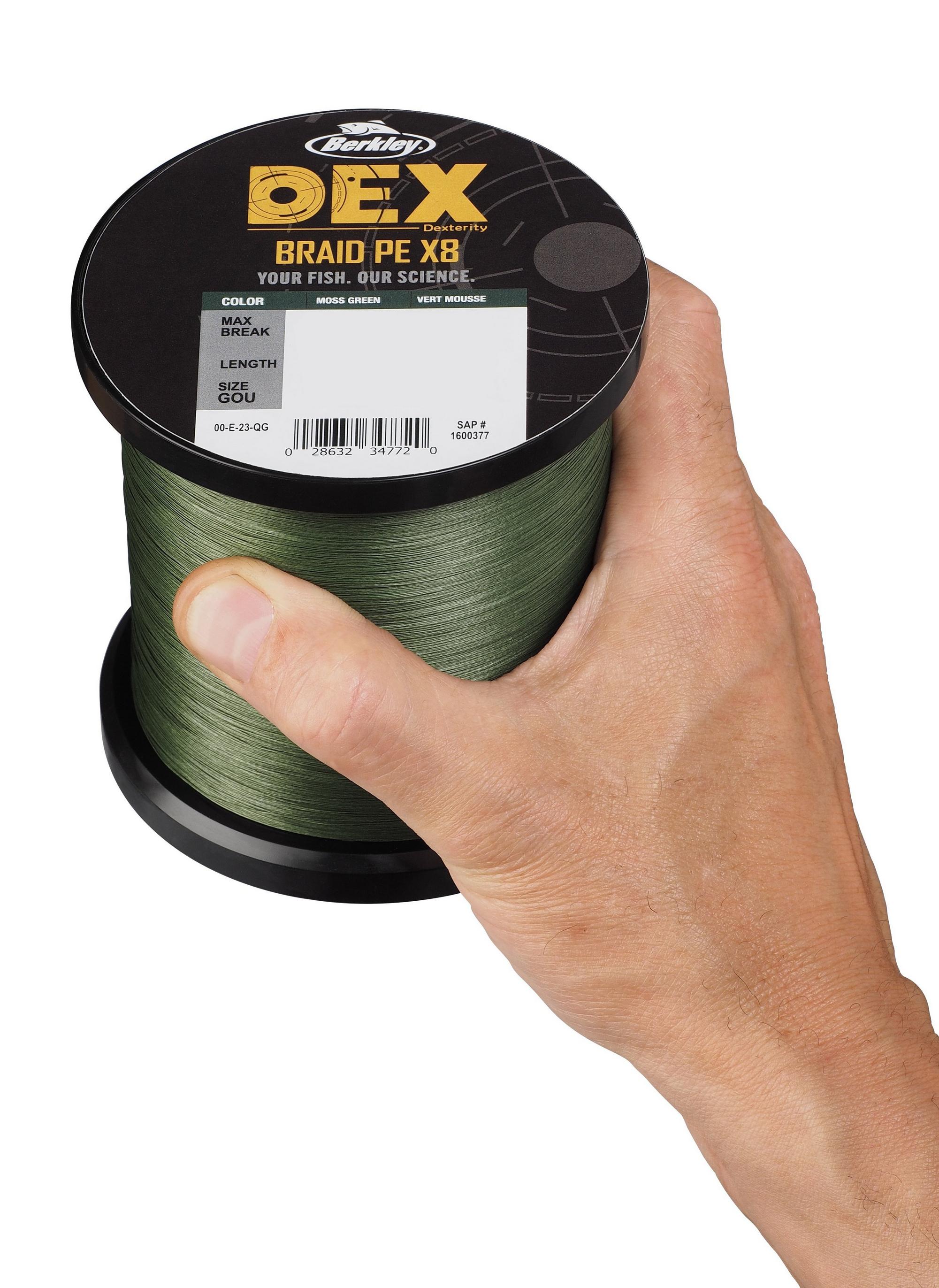 Berkley Dex X8 Lenza Intrecciata Verde Muschio 3000m