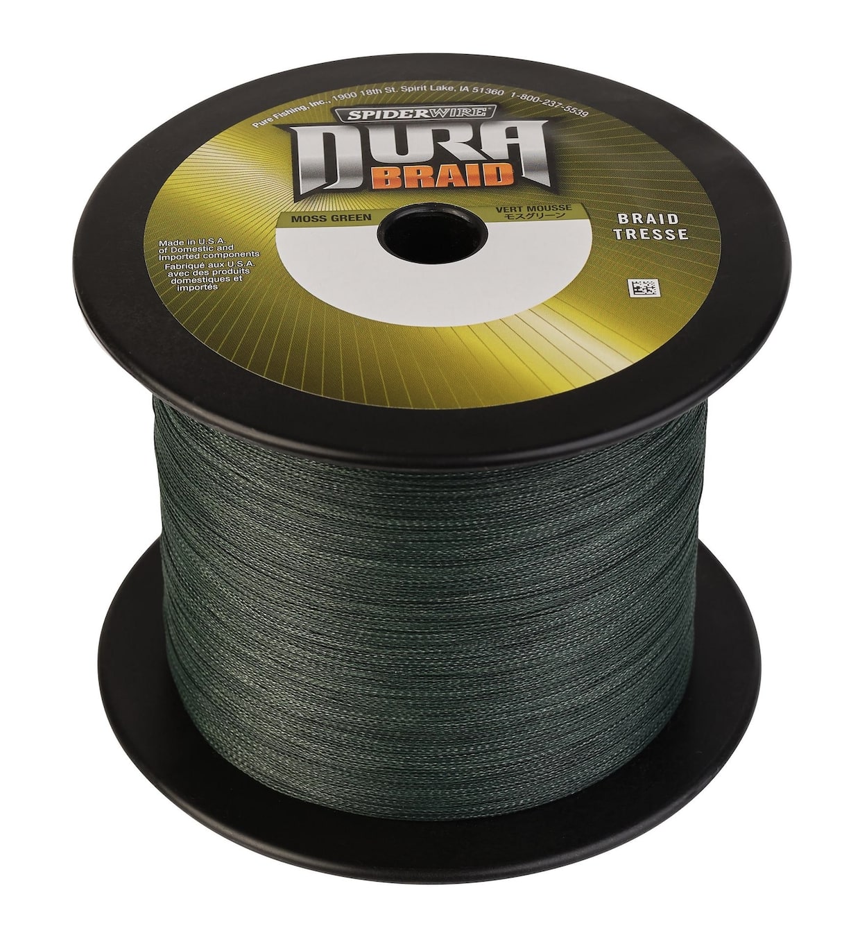 Spiderwire DuraBraid Lenza Intrecciata Moss Green (2750m)