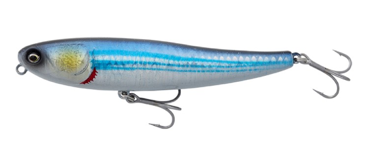 Savage Gear Bullet Mullet Esca di Superficie 10cm (17.3g) - LS Blue Mullet