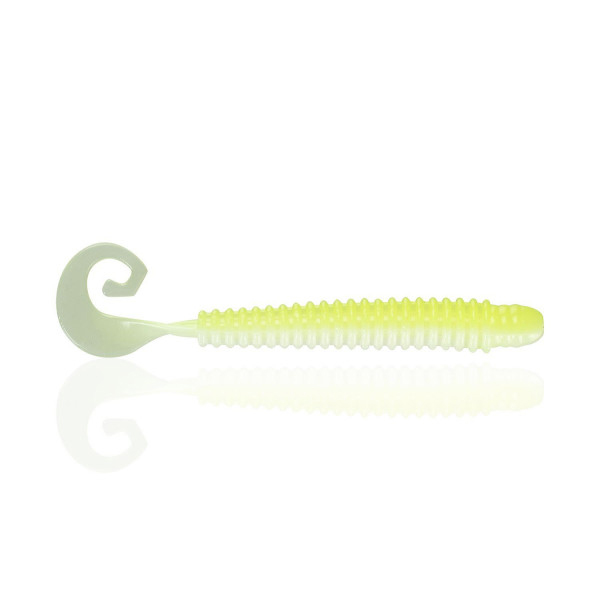 Reins G-Tail Saturn 8,9cm (9 pezzi) - White Chartreuse