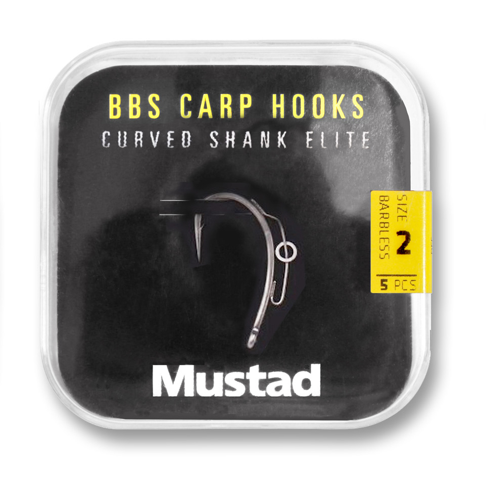 Ami da Carpa Mustad BBS 30 Carp Hooks Barbless Pack (6 packages + Multi Box)