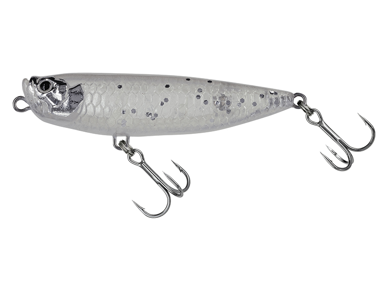 Molix WTD-65 Esca di Superficie Serie Fat Rattlin' Tarpon 6.5cm (6g) - Ghost Pearl White