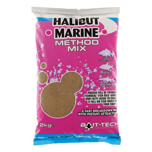 Attrattore Bait-Tech Halibut Marine Method Mix (2kg)
