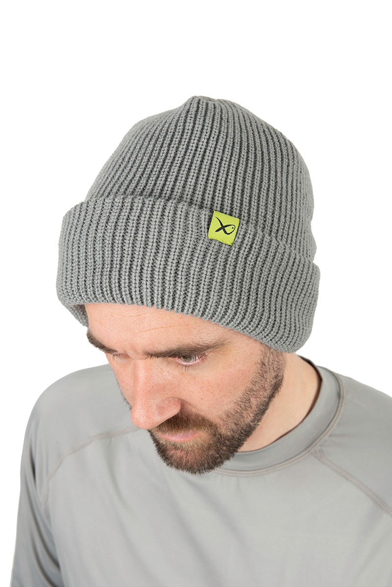 Cappello da pesca Matrix Thinsulate Beanie Hat - Grey
