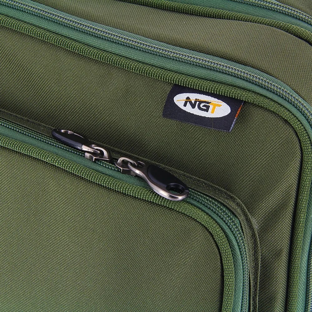 NGT Box Case System con cassetta per materiali e tavolo bivvy integrato