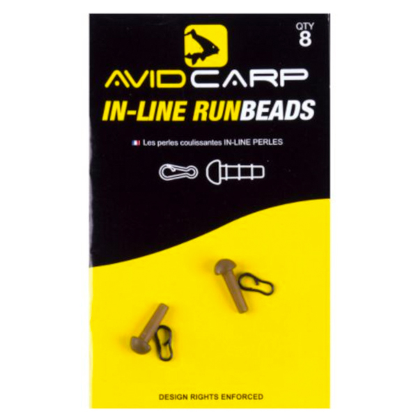 Super Adventure Carp Box Deluxe, confezione con accessori per terminali da marche rinomate! - Avid Carp In-Line Run Beads