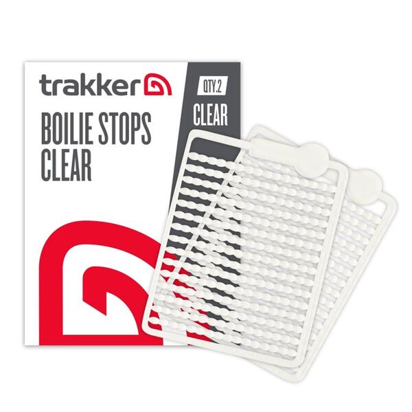 Trakker Boilie Stops Clear (240 pezzi)