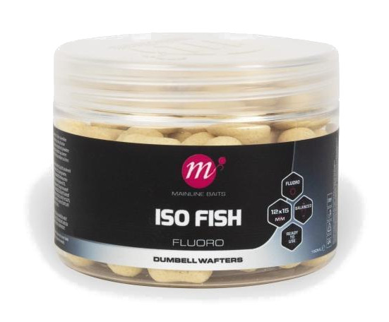 Cialde a Manubrio Mainline ISO Fish Fluoro 12x15mm - White