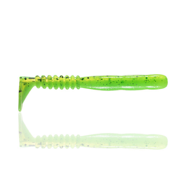 Reins Rockvibe Shad 7,6cm (12 pezzi) - Chartreuse Pepper