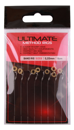 Ultimate Method Hair Baitband Rigs, 8 pezzi