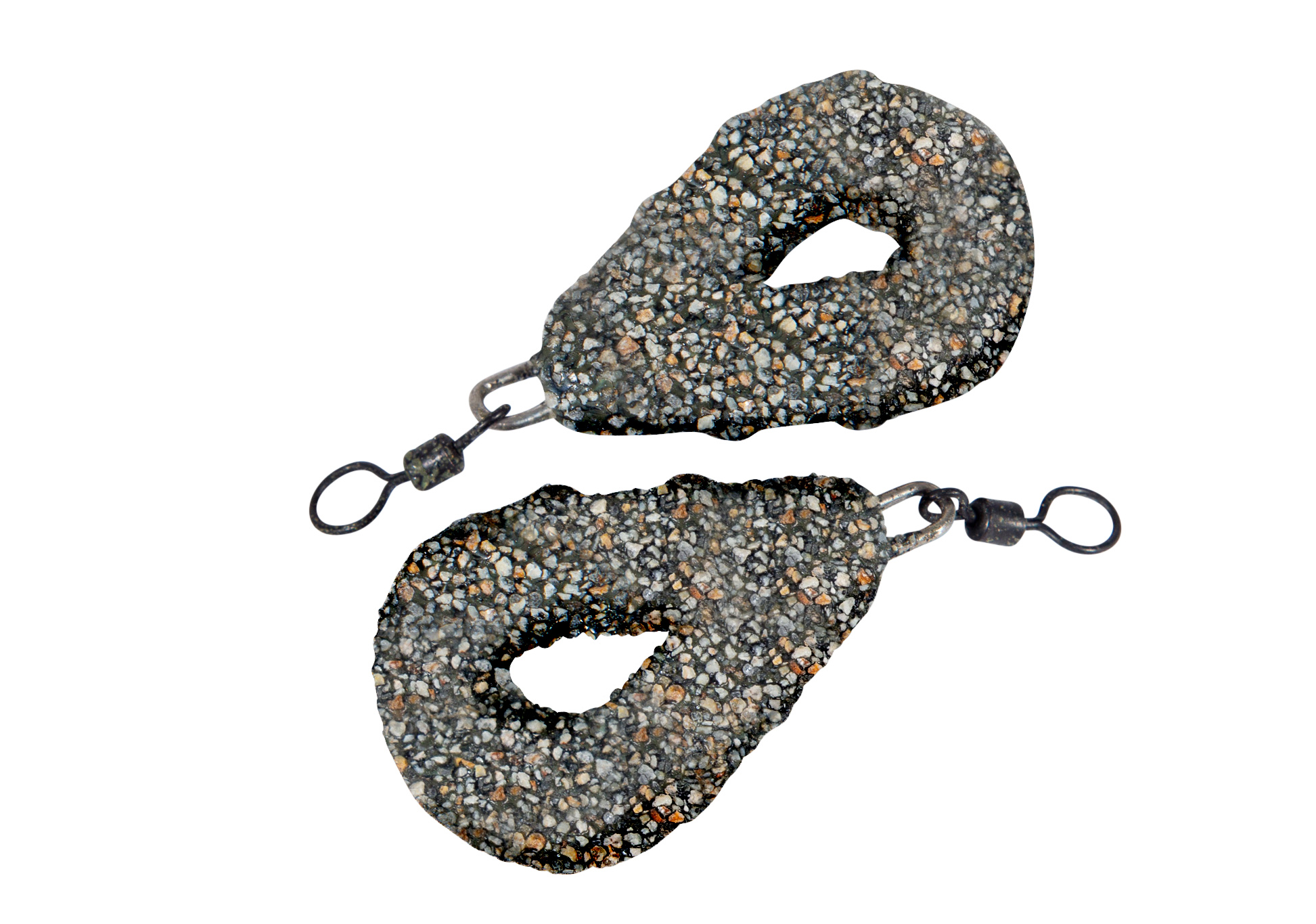 Piombo da Carpa con Girella Ultimate Gripper Dark Gravel (2 pezzi)