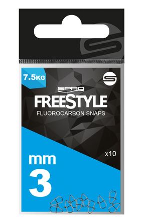 Spro Freestyle Reload Stainless Fluorocarbon Snaps (10 pezzi)