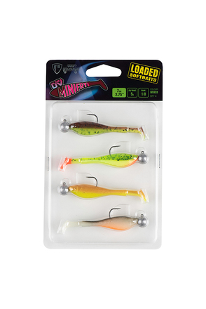 Fox Rage Mini Fry Loaded UV Mixed Coulour Pack 7cm 5gr