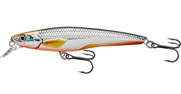 Livetarget Lures Rainbow Smelt Crankbait Suspend Deep 9.1cm (9g) - Silver/Orange