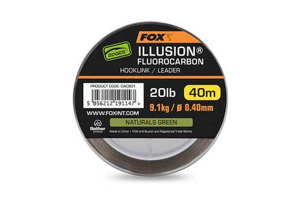 Fox Edges Illusion Fluorocarbonio 40m Naturals Verde