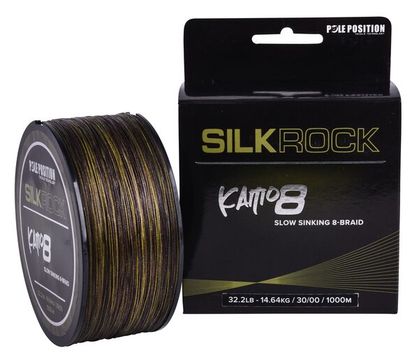 Lenza Intrecciata da Carpa Pole Position Silkrock Kamo8 Braid 0.33mm (1000m)