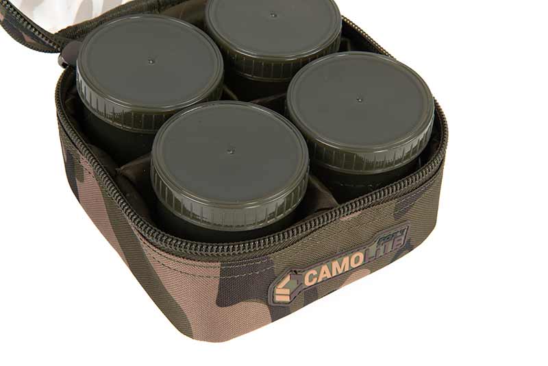 Borsa per Hookbait Fox Camolite 6 Vasetti (Incl. 6 Vasetti)