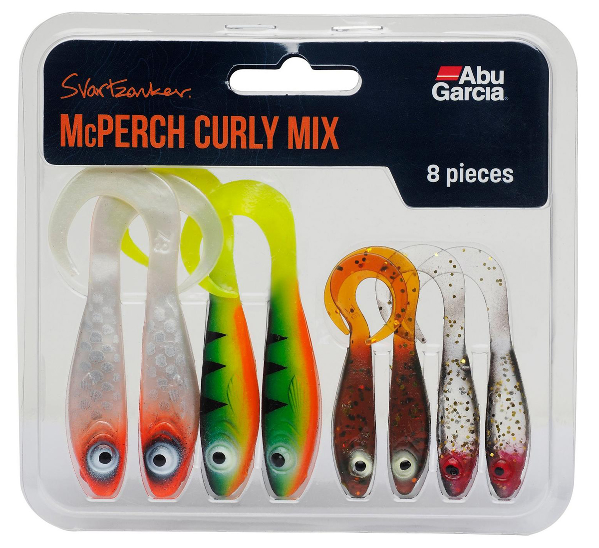 Abu Garcia Svartzonker McPerch Curly Mix (8 pezzi)
