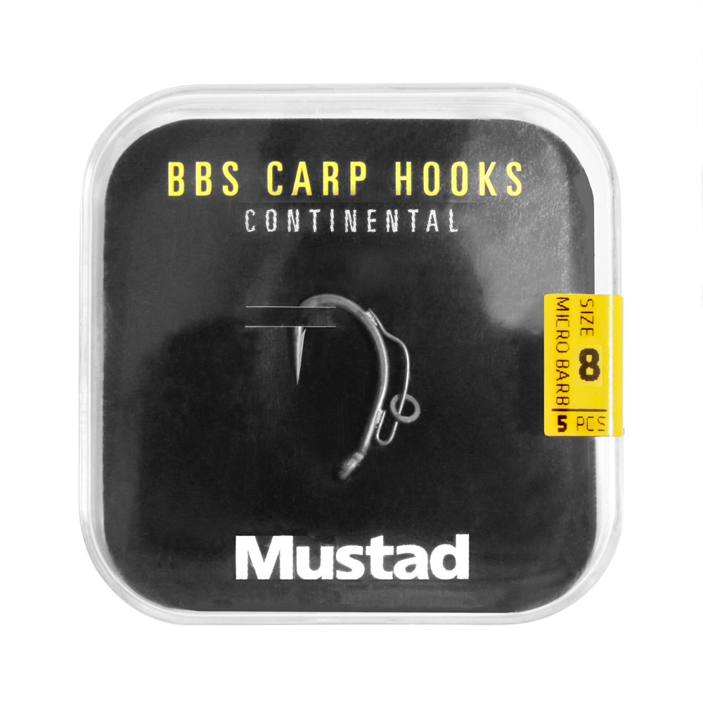 Mustad BBS 30 Carp Hooks Pack Ami da Carpa (6 pacchetti + Multi Box)