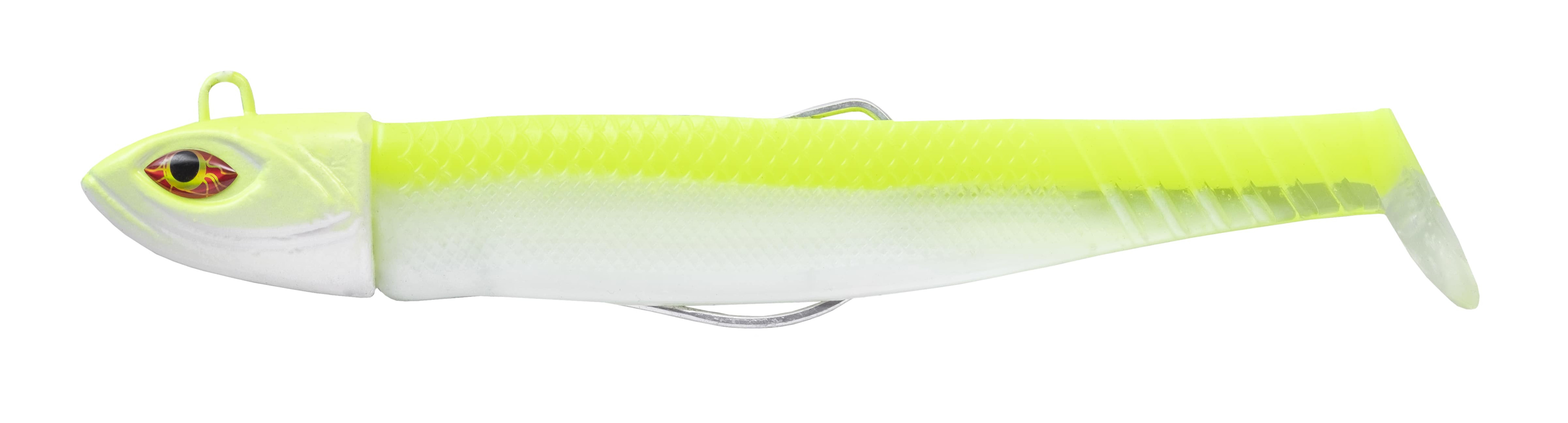 Cinnetic Crafty Candy Shad 10.5cm (25g) (2 pezzi) - White Chartreuse