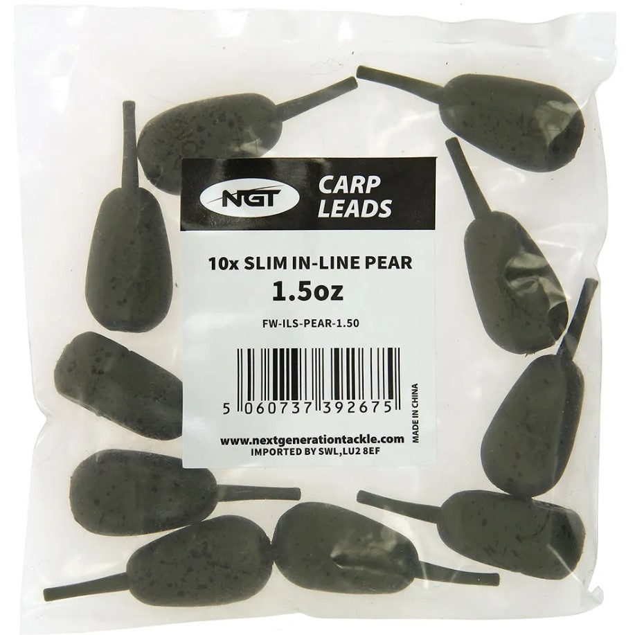 Piombi Inline NGT Leads Slim Pear (10 pezzi)