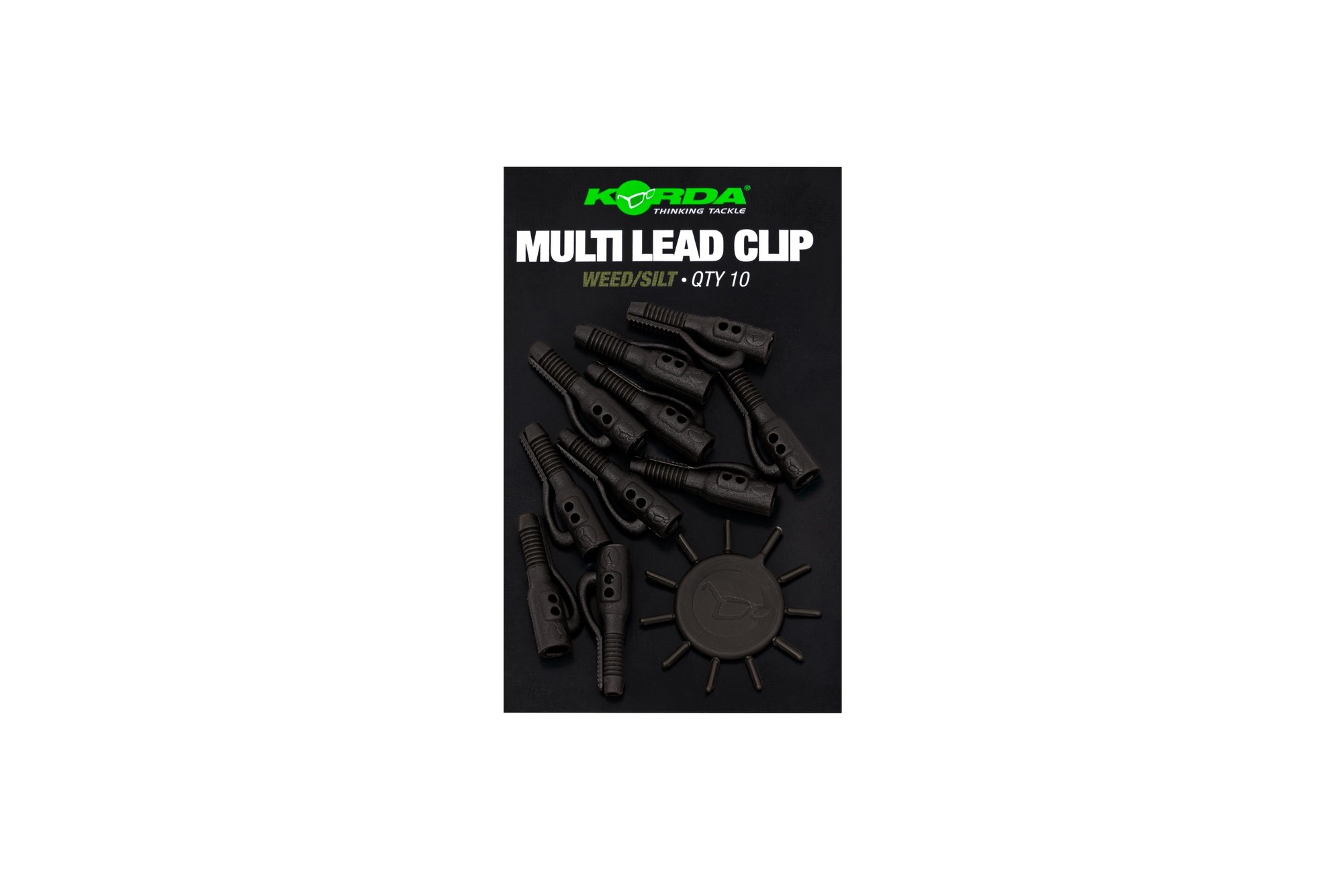 Korda Lead Clip Pin (10 pezzi) - Weed/Silt