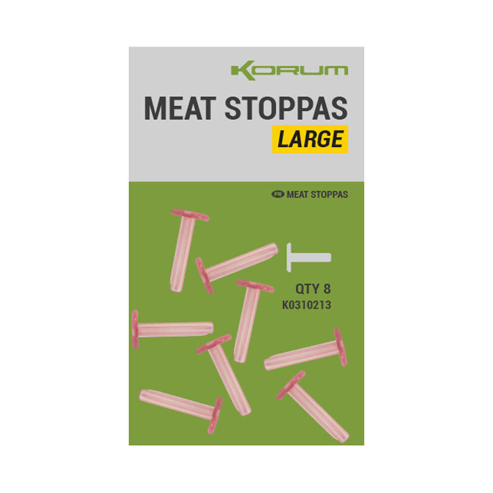 Korum Meat Stoppas - Grande (8 Pezzi)