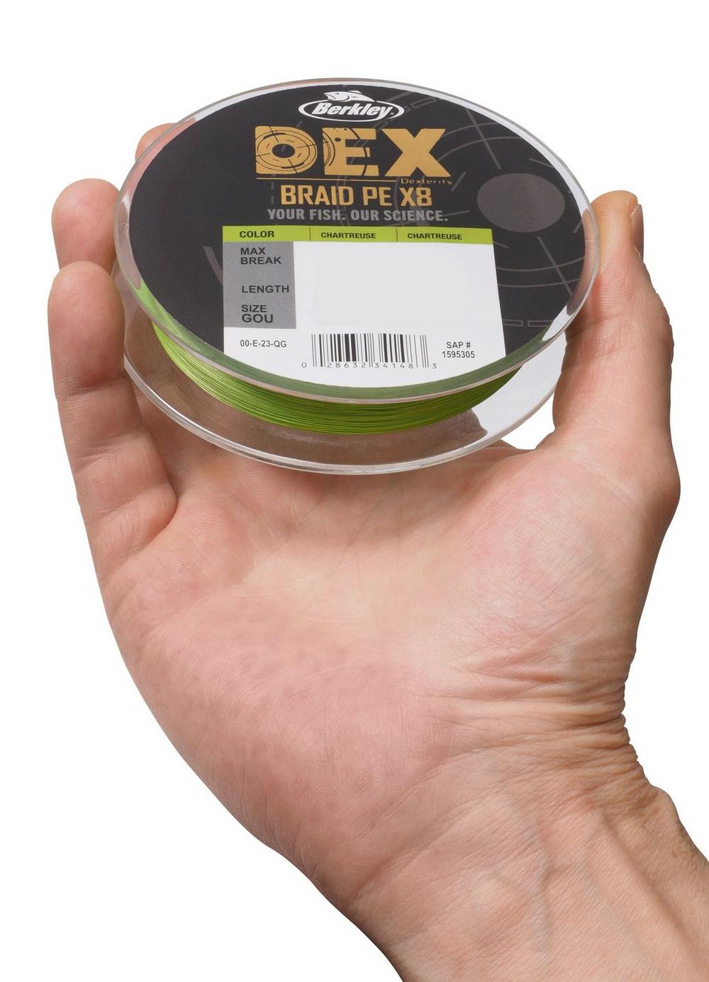 Lenza Intrecciata Berkley Dex X8 Pe Chartreuse (150m)