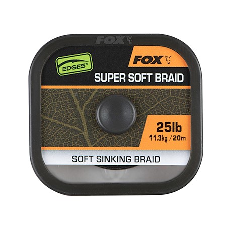 Fox Edges Naturals Soft Braid Hooklength Materiale da Rig (20m)