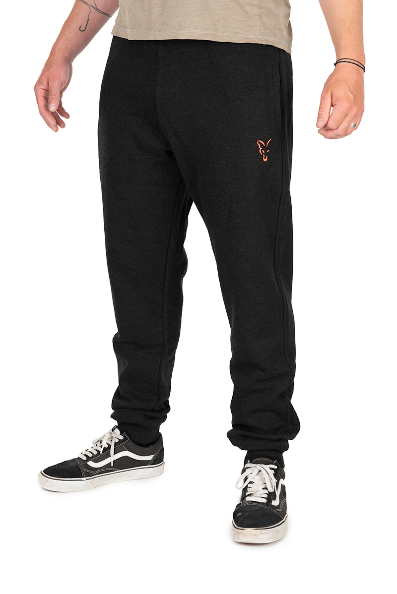 Fox Collection Jogger Nero Arancione