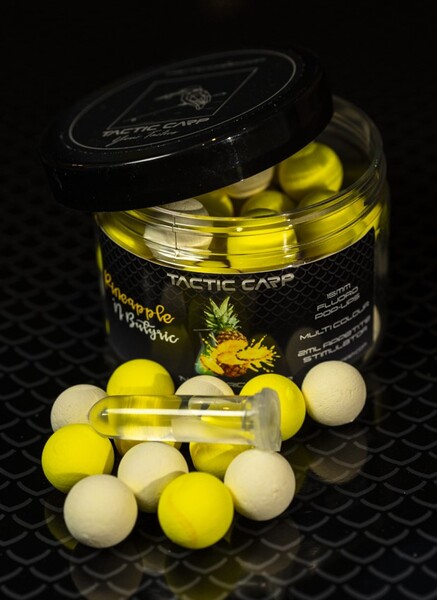 Tactic Carp Pineapple 'n Butric Pop Ups 15mm (Incl. Stimolante dell'Appetito)