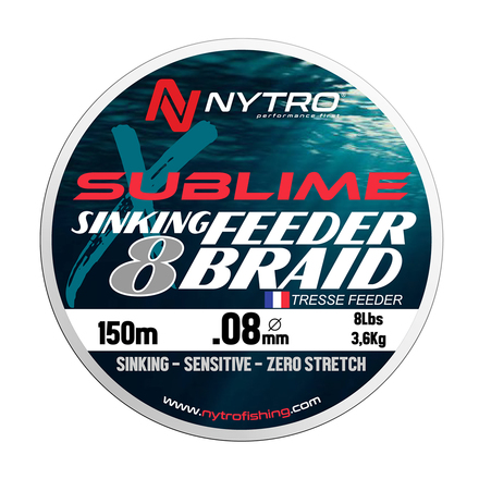 Lenza Intrecciata Nytro Sublime X8 Sinking Feeder Braid 150m