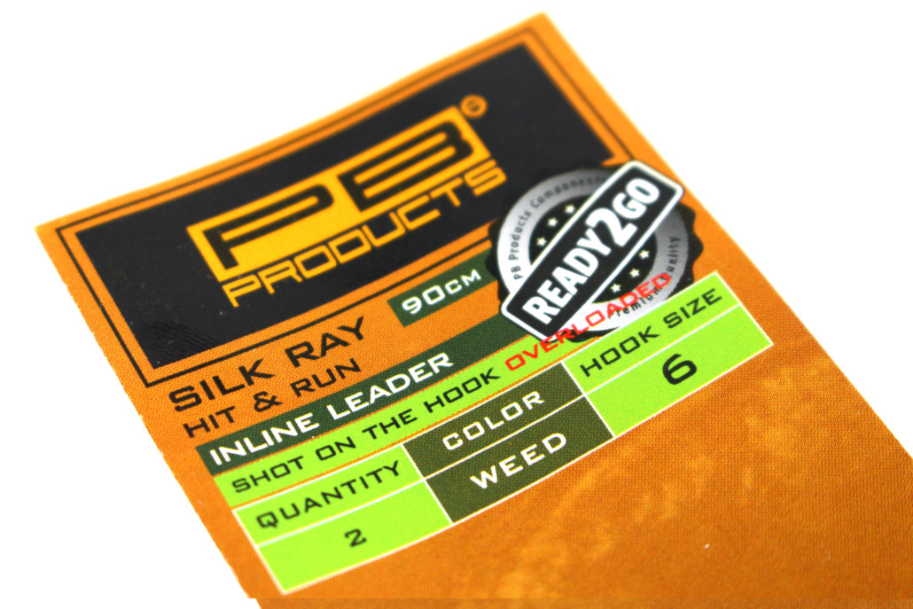 PB Products R2G Inline SR Leader 90 / Shot on the Hook Overloaded Rig (90cm) (2 pezzi)