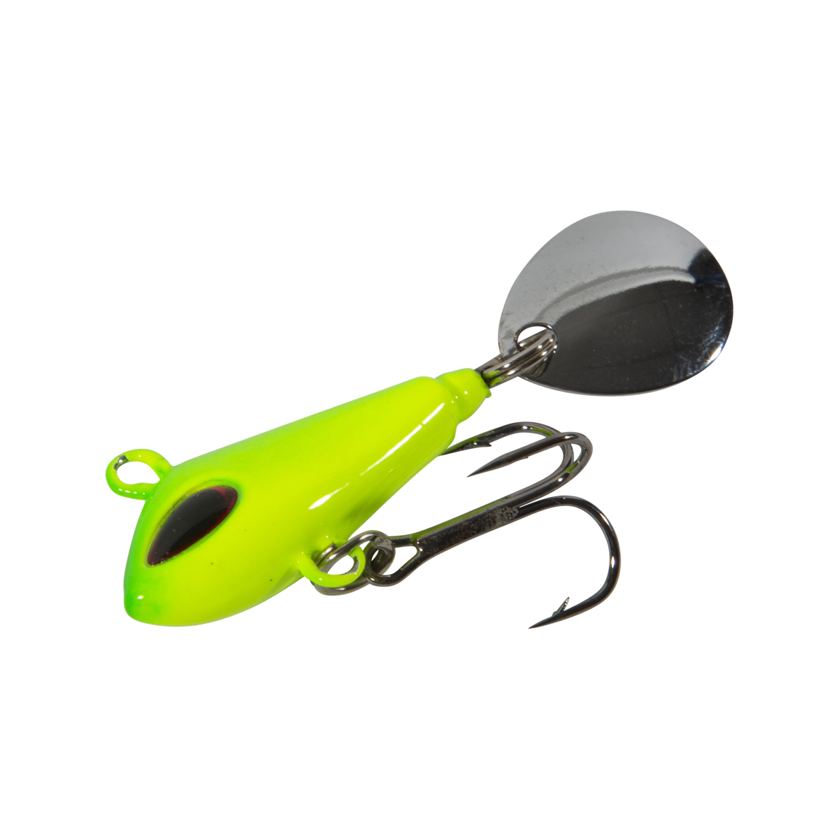 Fishing Toys Virogo Lead Lure Spin Tail 3.3-4.0cm (12-23g) - Green/Fluo Yellow