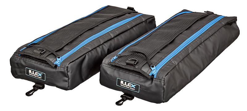 Illex Lateral Bags borse belly boat, 2 pezzi! - Illex Barooder Lateral Bags