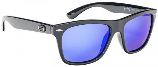 Occhiali da Sole Strike King SK Plus - Cash Shiny Black Frame / Multi Layer White Blue Mirror Gray Base