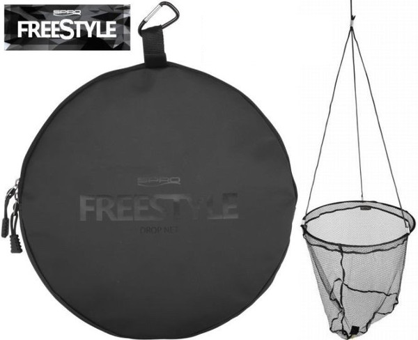 Spro Freestyle Drop Net Include Fodero Impermeabile e 10m di Corda