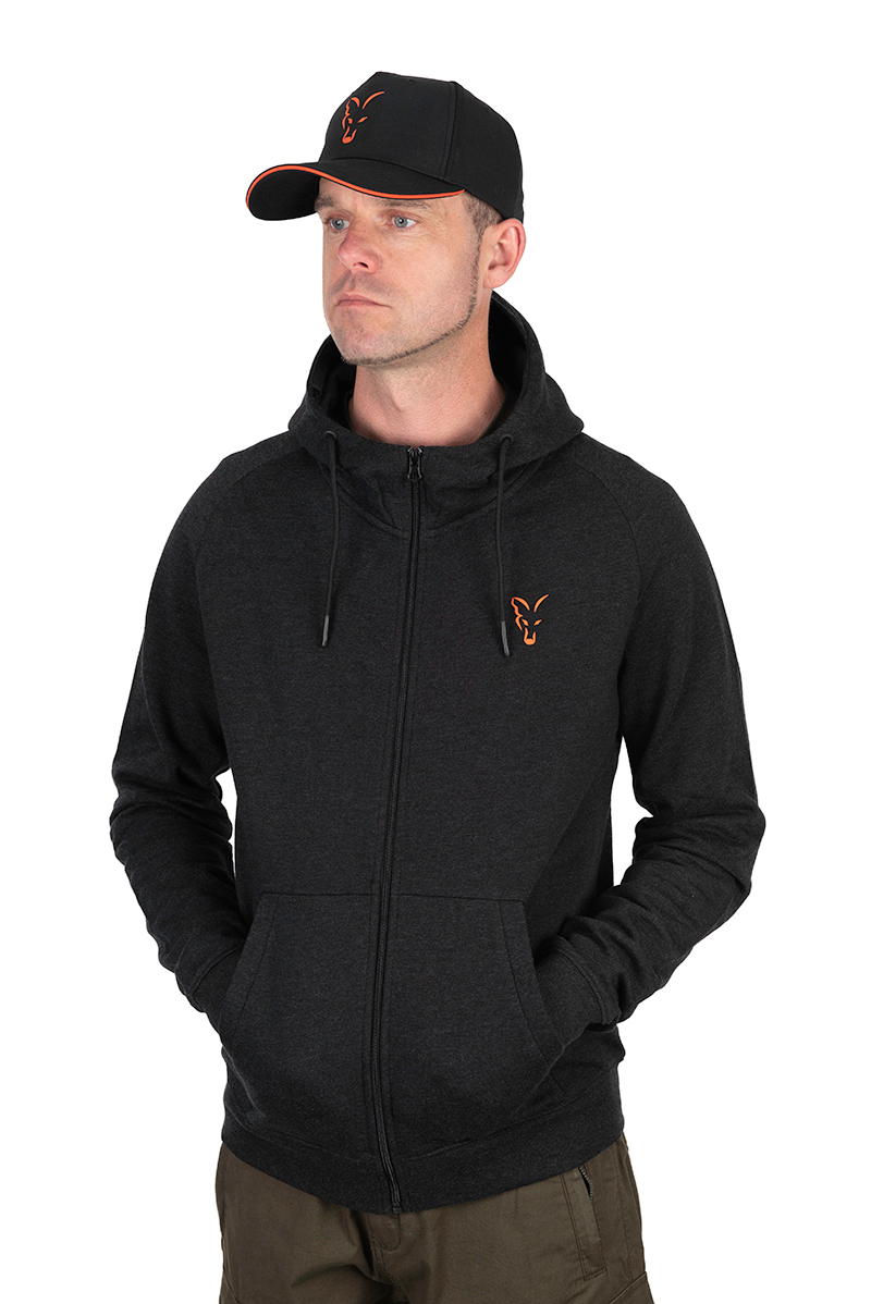 Maglione Fox Collection LW Hoody Black & Orange