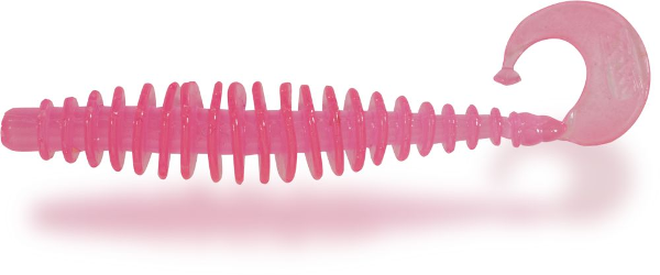 Magic Trout T-worm Twister 5,5cm - Neon Rosa